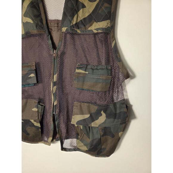 Northwest Territory Hunting Vest W Game Bag Camouflage Mens 2XL 48" Chest - Picture 2 of 7
